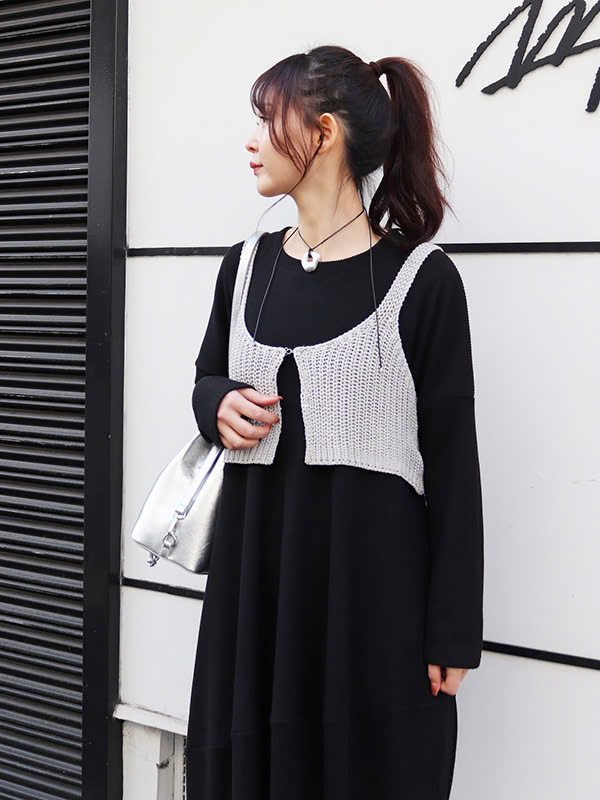 サイドボタンデザインスウエットパンツ