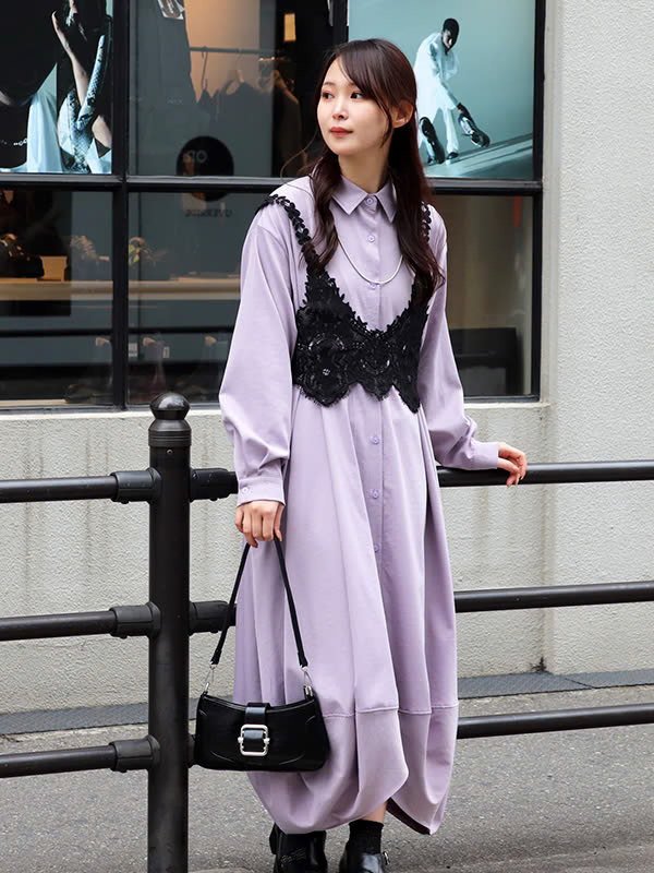 クロシェレースコルセットトップ