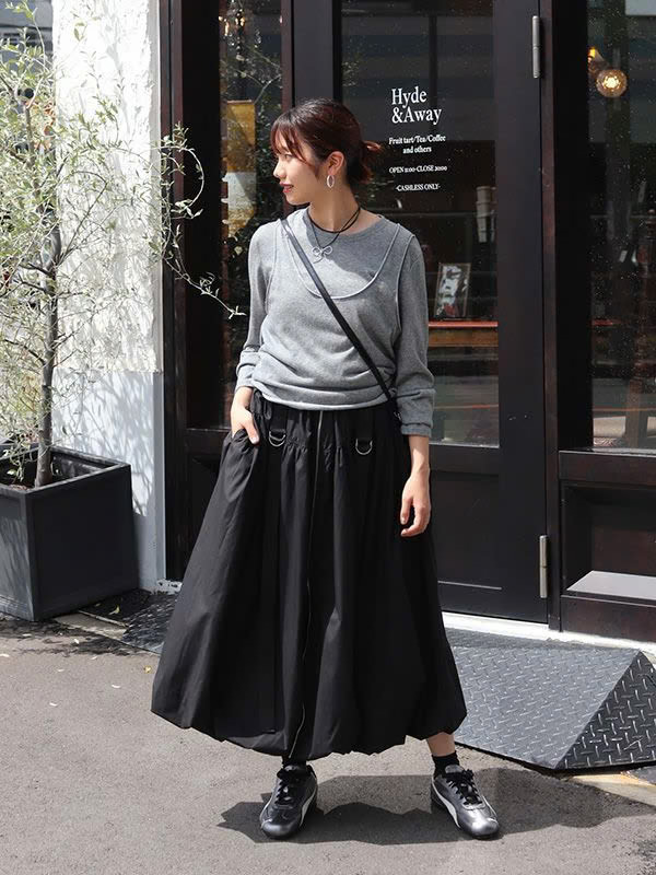 レースヘムラインスカート