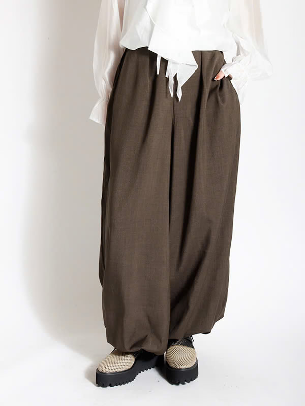 バレルデザインバルーンパンツ