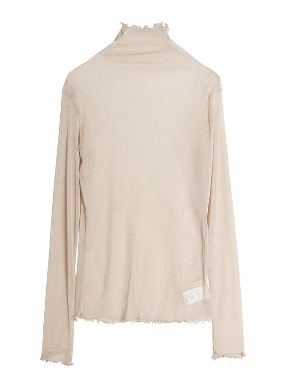 ラメシアーハイネックトップス