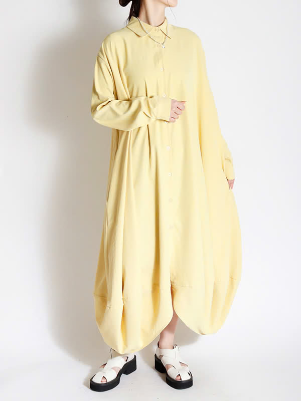 バルーンシャツワンピース