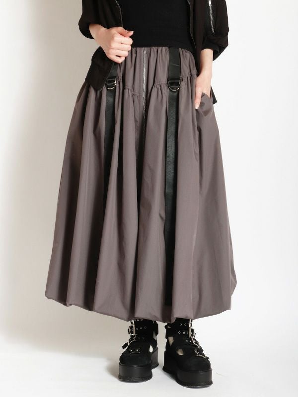 フロントジップバルーンロングスカート | COQULE Online Shop