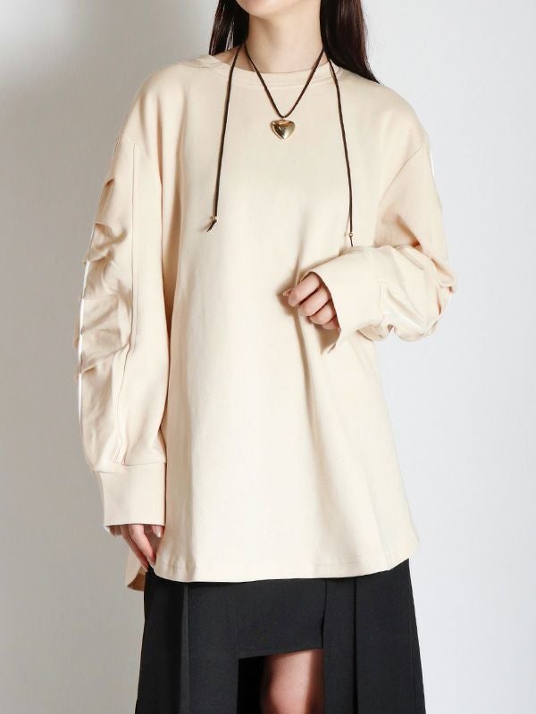 アシメヘムスウェット | COQULE Online Shop