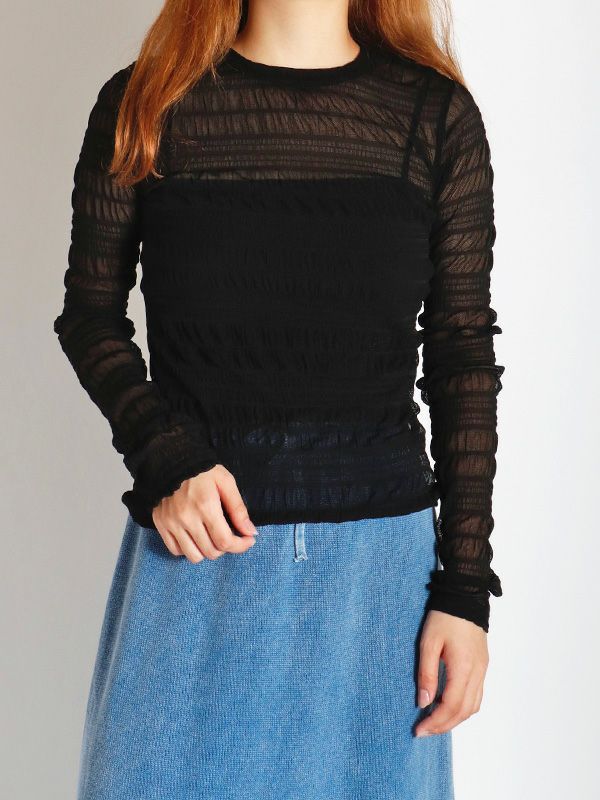しるしる シャーリングシアートップス | COQULE Online Shop