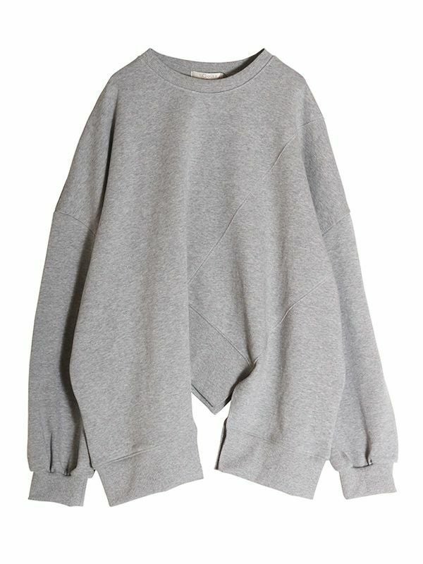アシメヘムスウェット | COQULE Online Shop