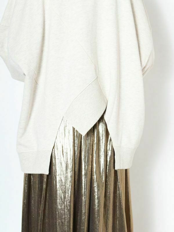 アシメヘムスウェット | COQULE Online Shop