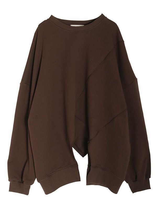 アシメヘムスウェット | COQULE Online Shop