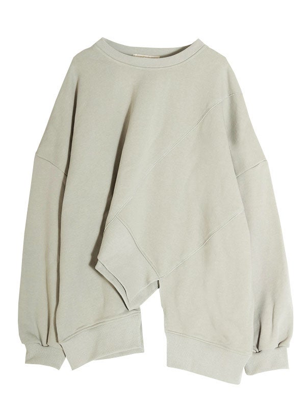 アシメヘムスウェット | COQULE Online Shop