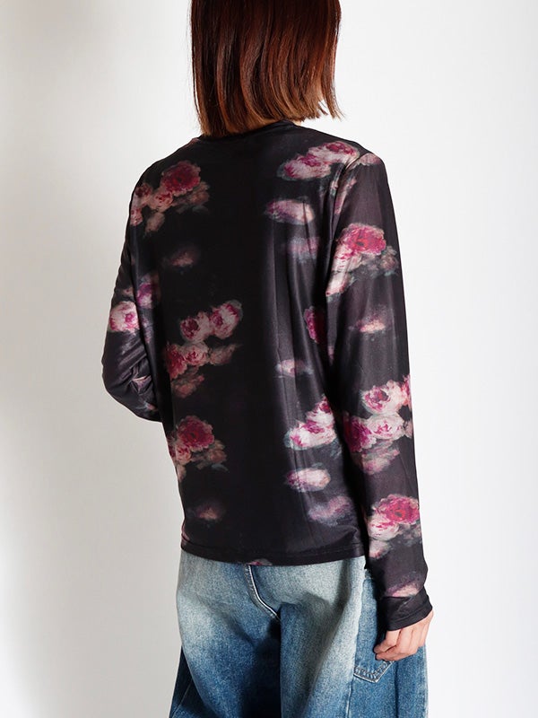 花柄シアートップス | COQULE Online Shop