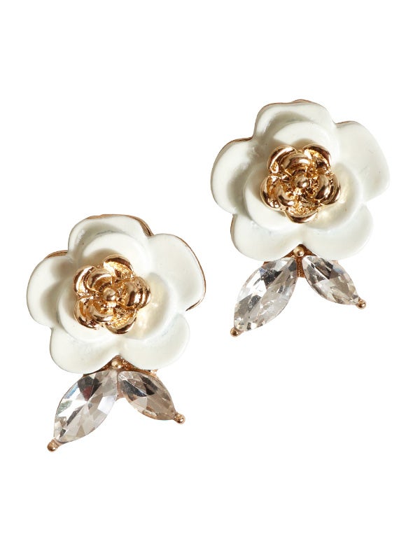 フラワーモチーフピアス | COQULE Online Shop