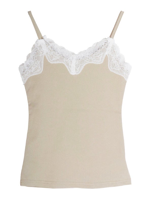 Vネックレースキャミソール | COQULE Online Shop