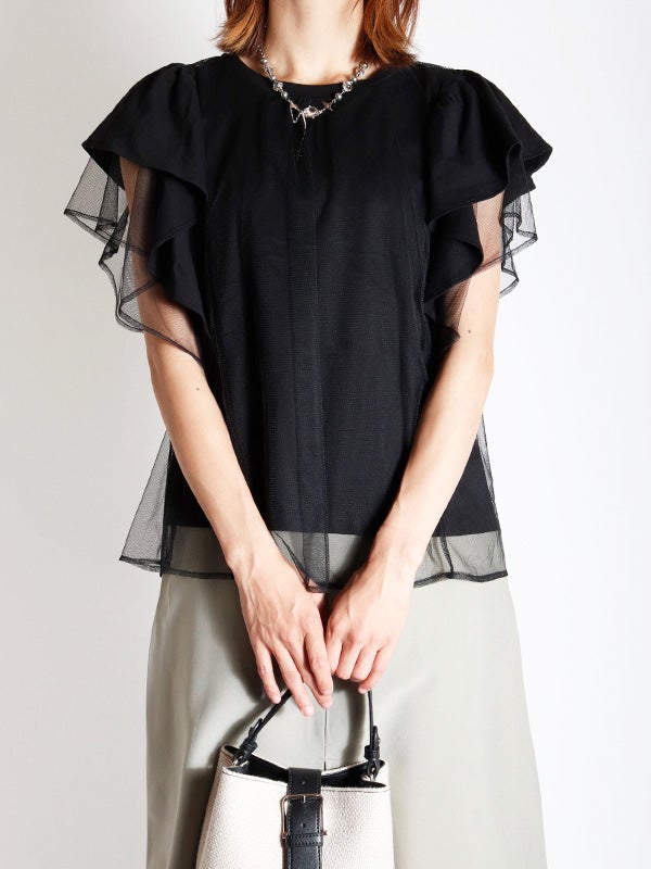 シャーリングVネックカーディガン | COQULE Online Shop