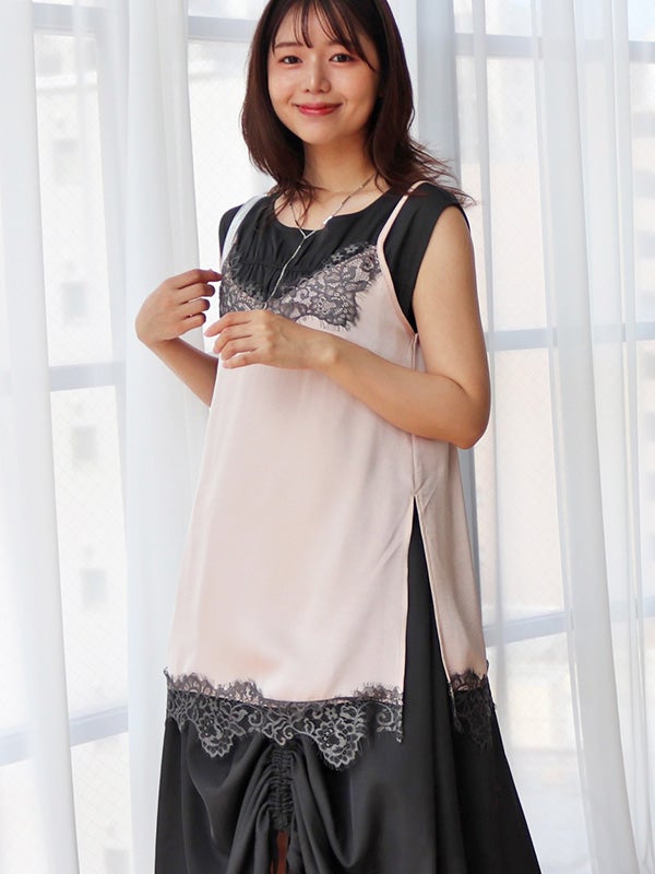 ランジェリーデザインキャミソール | COQULE Online Shop