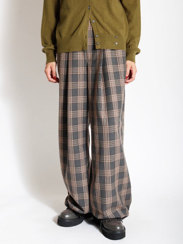 NUMPH】チェック柄ワイドパンツ | COQULE Online Shop